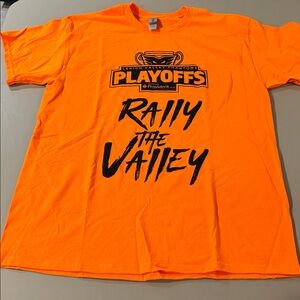 Orange Rally the Valley Playoffs T-Shirt Lehigh Valley Phantoms SGA